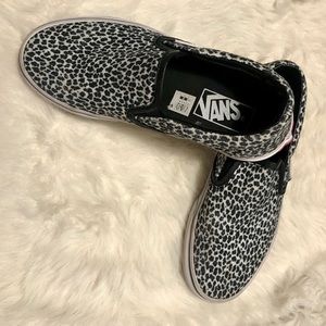 Vans Classic Slip-on Skate Shoes Leopard